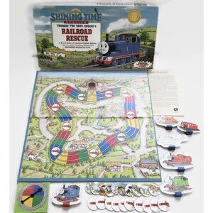 Shining Time Station Thomas the Tank Engine's Railroad Rescue Board Game 100%